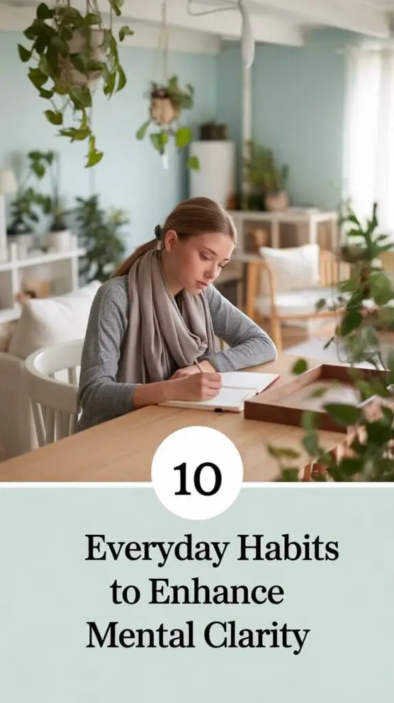 10 Everyday Habits to Enhance Mental Clarity