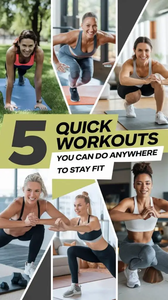 5 Quick Workouts You Can Do Anywhere to Stay Fit