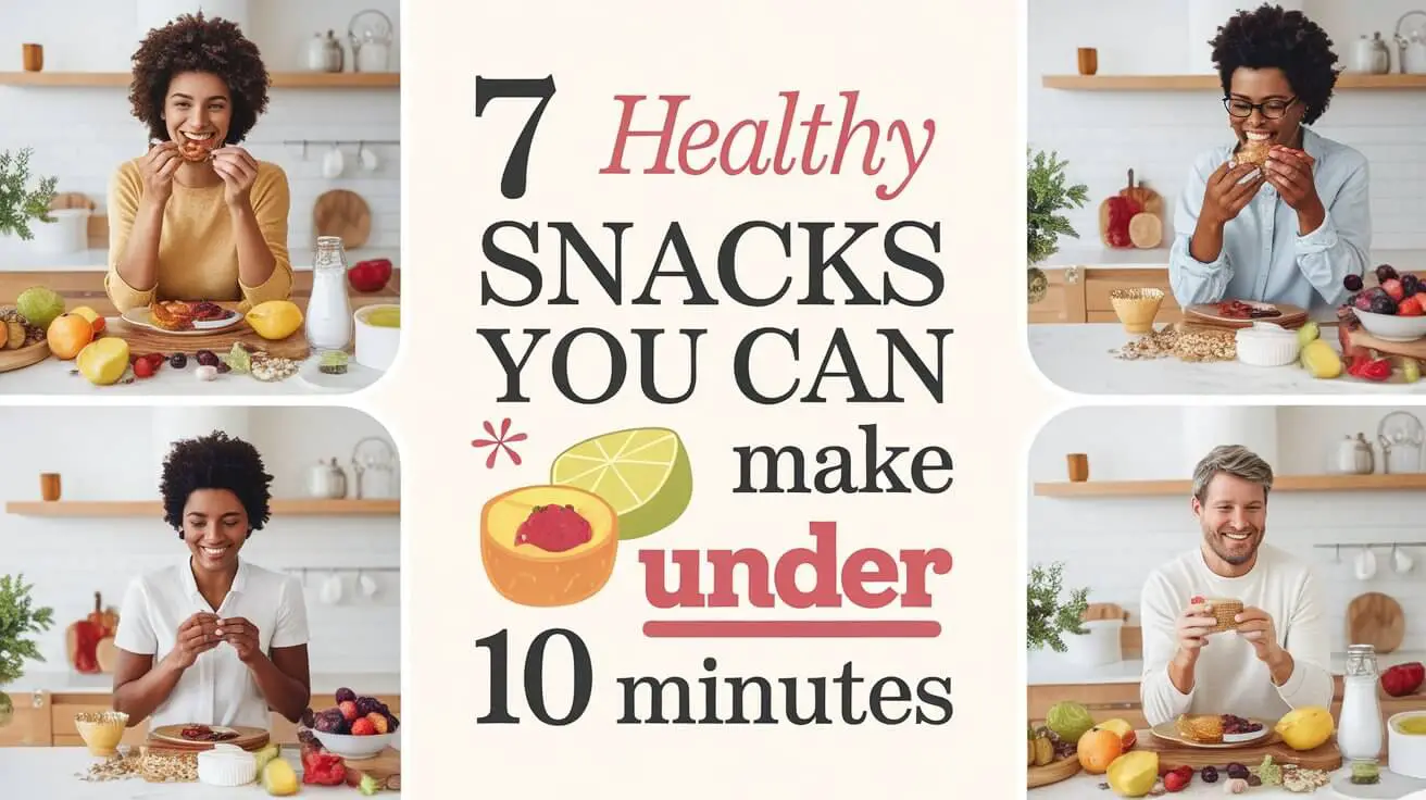 7 Healthy Snacks You Can Make in Under 10 Minutes