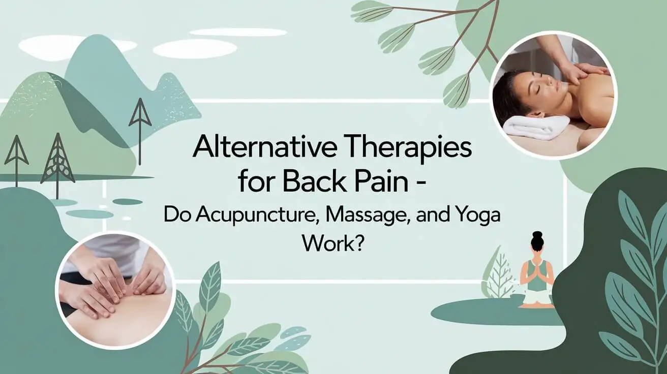 Alternative Therapies for Back Pain--Do Acupuncture-Massage and Yoga Work?