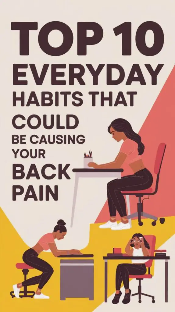 Top 10 Everyday Habits That Could Be Causing Your Back Pain