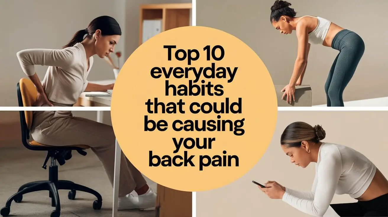 Top 10 Everyday Habits That Could Be Causing Your Back Pain